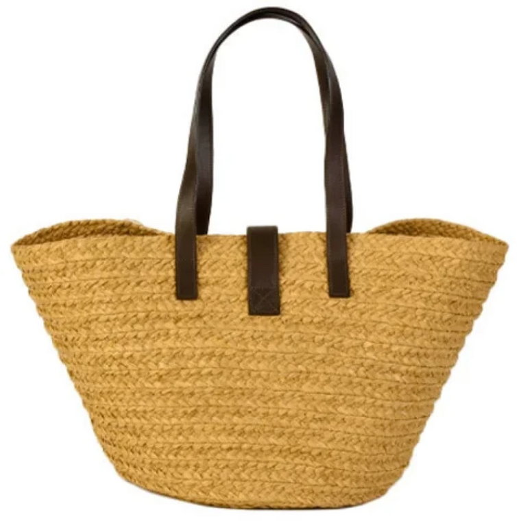 Pre-owned Raffia totes Saint Laurent Vintage