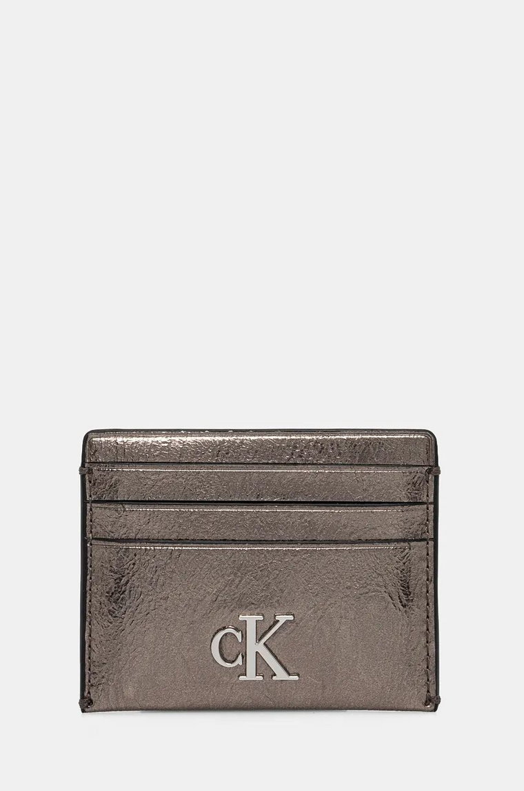 Calvin Klein Jeans etui na karty kolor srebrny K60K612750