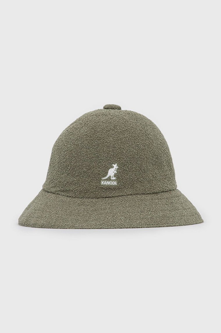 Kangol kapelusz kolor zielony 0397BC.OG349-OG349