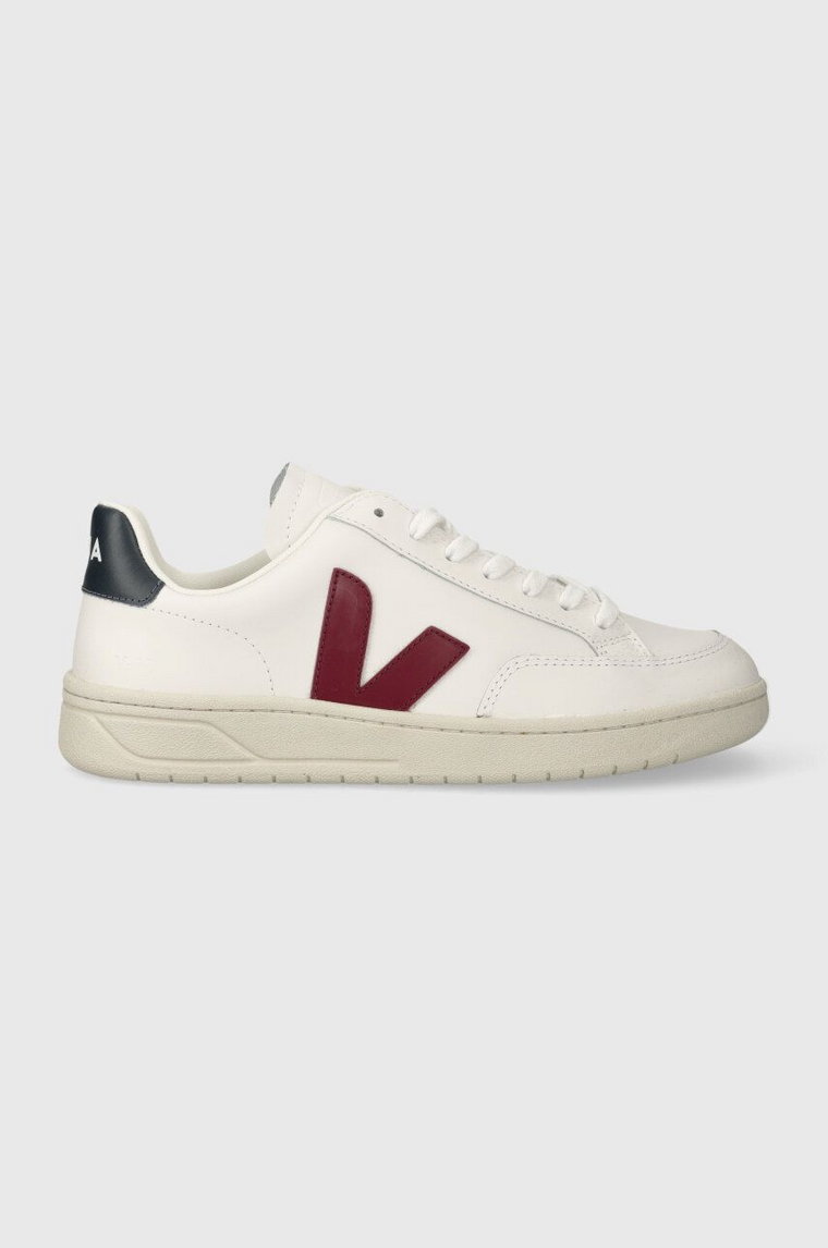 Veja sneakersy skórzane V-12 kolor biały XD0201955B
