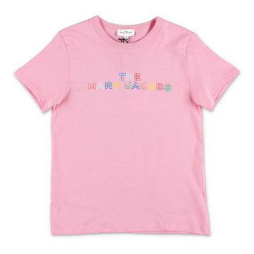 Little Marc Jacobs, T-shirt Różowy, female,