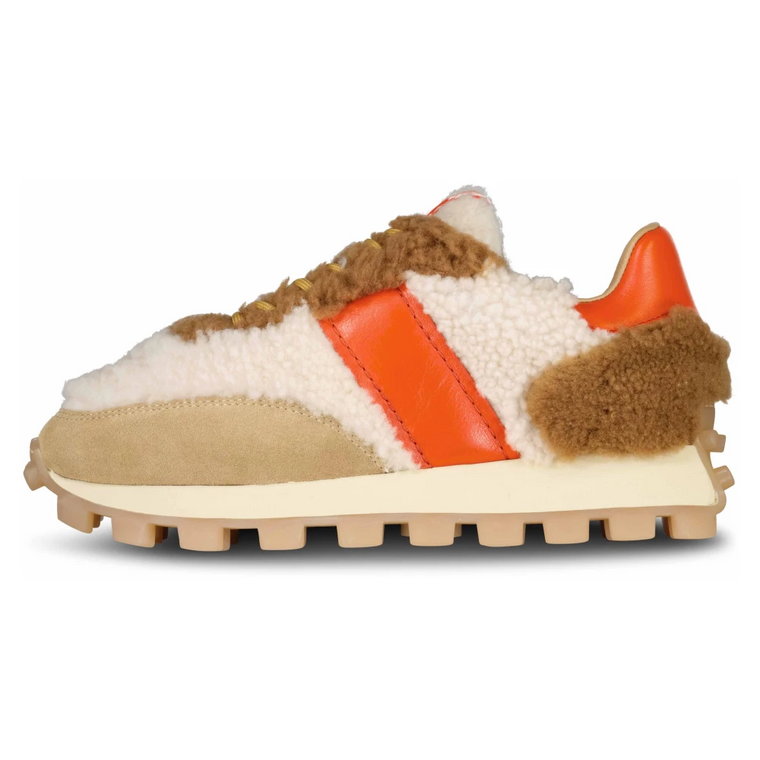 Sneakersy z futerkiem Teddy Tod's