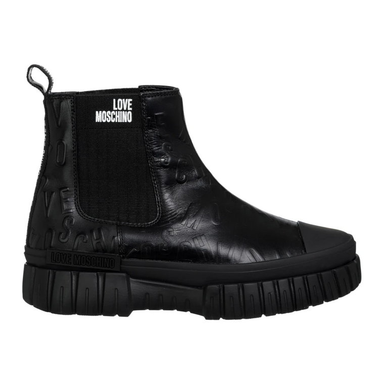 Stylowe Love Moschino Chelsea Boots dla kobiet Love Moschino