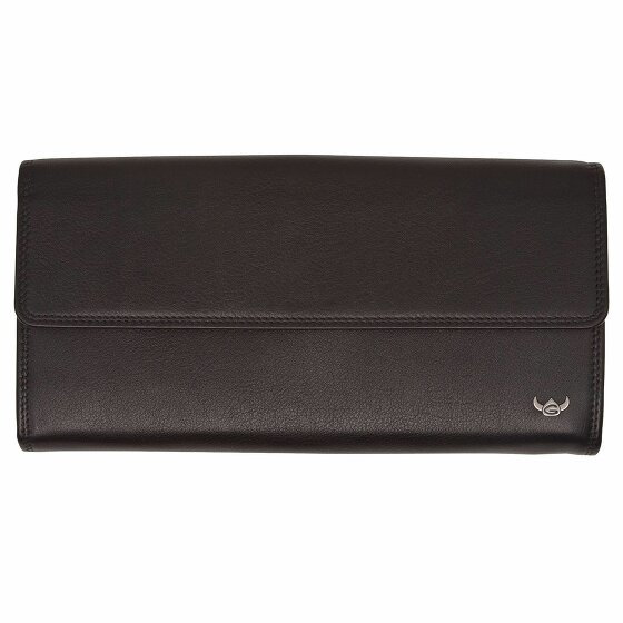 Golden Head Polo Wallet RFID Leather 19,5 cm schwarz