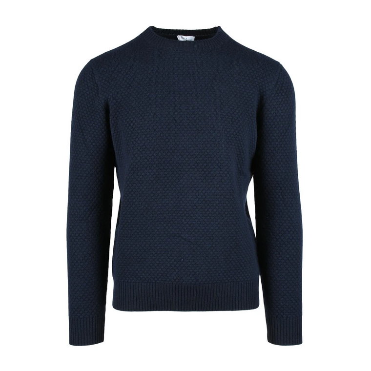Niebieski Sweter dla Mężczyzn Giampaolo Viozzi