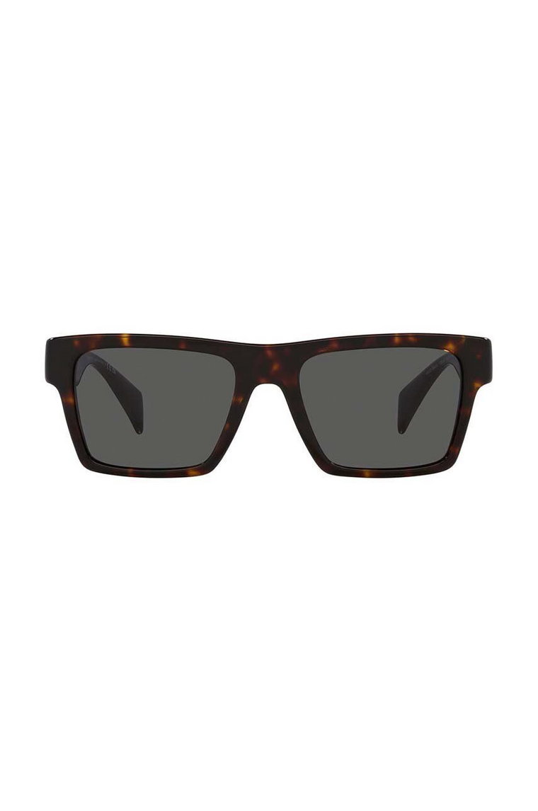 Versace okulary przeciwsłoneczne męskie kolor brązowy 0VE4445