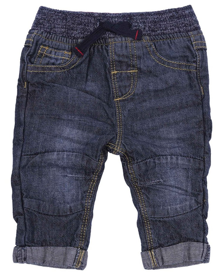 Spodnie jeansowe na gumce 6-9 m 74 cm