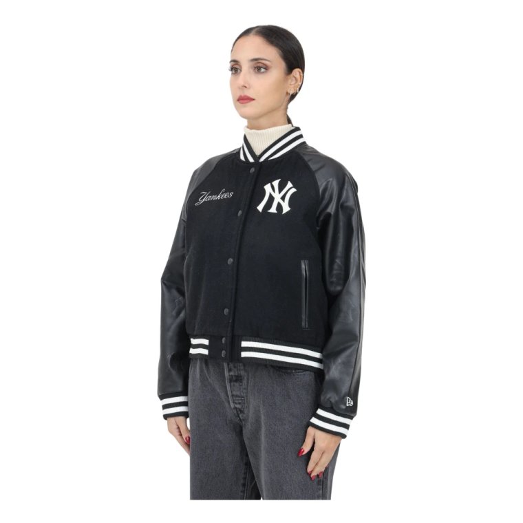 Czarna Bomber Varsity MLB Yankees Kurtka New Era