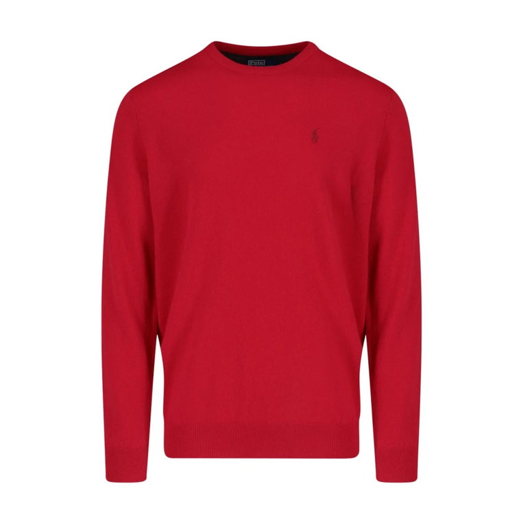 Czerwone Swetry Polo Ralph Lauren