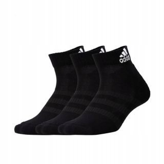 Skarpetki Adidas Cush Ankle 3 Pack Black Czarny 43-45