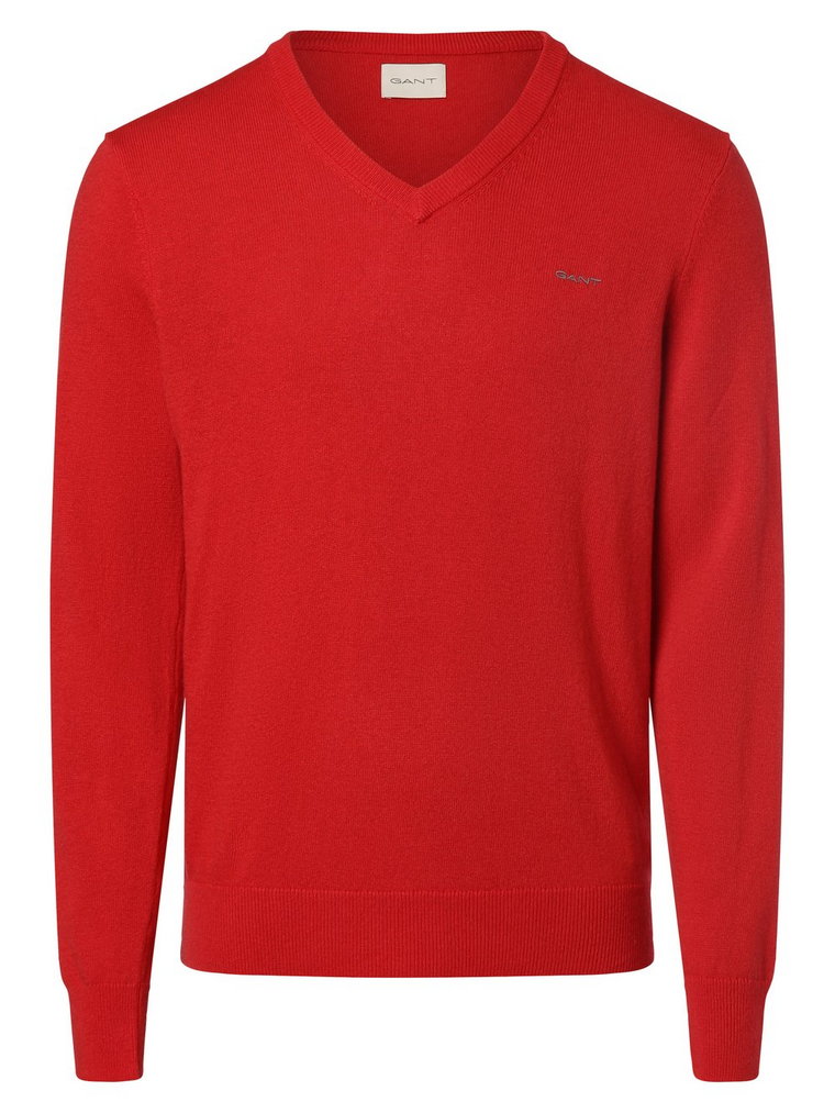 Gant - Sweter męski, czerwony