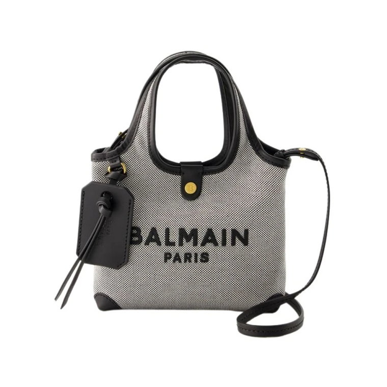 Mini Torba na Zakupy - Toile - Czarny Balmain