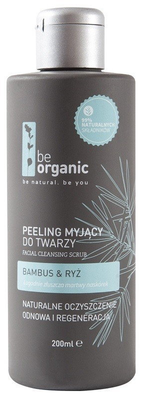 BeOrganic Bambus & Ryż peeling do twarzy