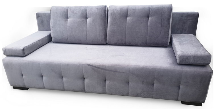 Pikowana kanapa z funkcją spania - Besanto 40 kolorów