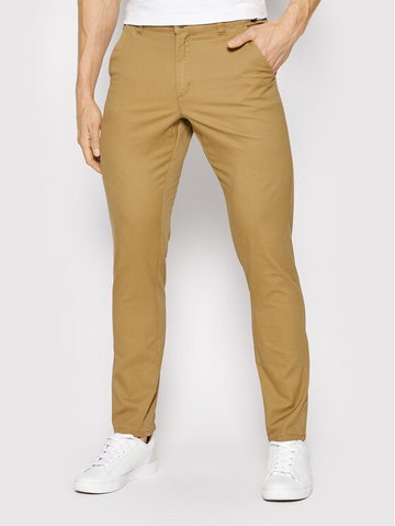 Spodnie materiałowe Sandros RMJ262R Brązowy Regular Fit