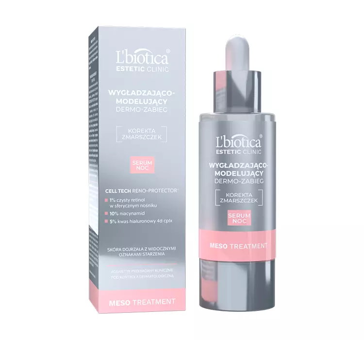 L'BIOTICA ESTETIC CLINIC MESO TREATMENT WYGŁADZAJĄCO-MODELUJĄCE SERUM NA NOC 30ML