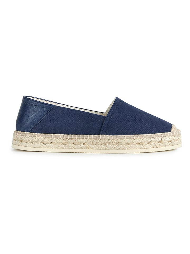 Geox Espadryle "Lampedusa" w kolorze granatowym