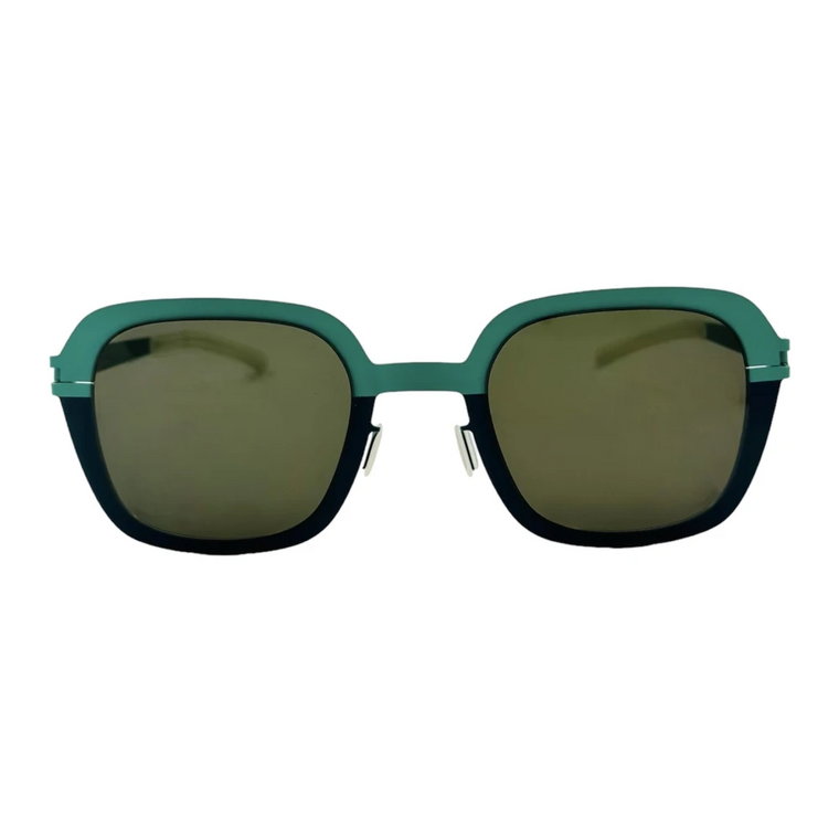 Okulary Przeciwsłoneczne Retro Oversize Zielony Gradient Mykita