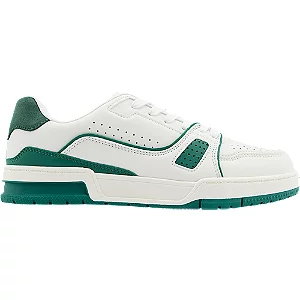 Biało-zielone sneakersy męskie bottesini - Męskie - Kolor: Białe - Rozmiar: 41