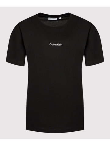 T-Shirt Inclusive Micro Logo K20K203712 Czarny Regular Fit