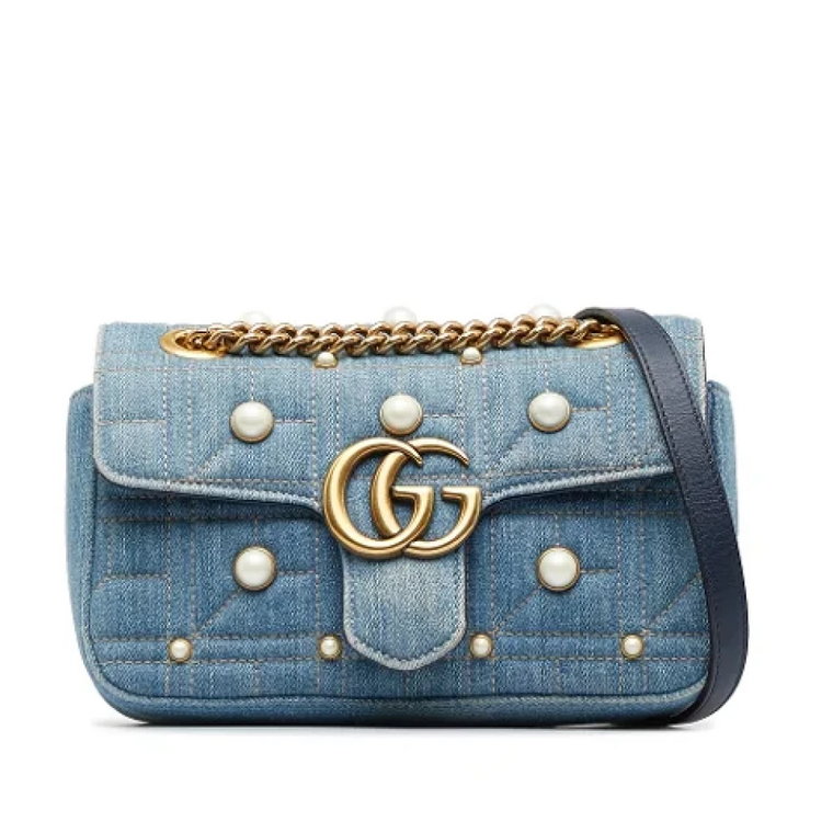 Pre-owned Denim handbags Gucci Vintage