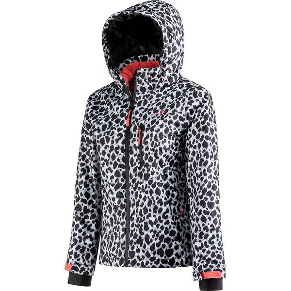 Kurtka narciarska dziecięca Ski Jacket Leopard Print Junior Mountain Peak