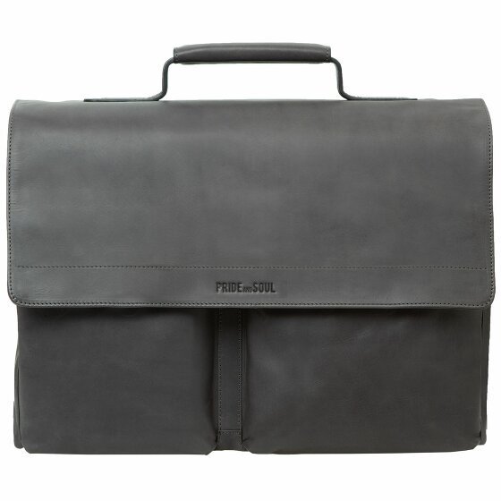 Pride and Soul District Briefcase Messenger 37 cm przegroda na laptopa grau