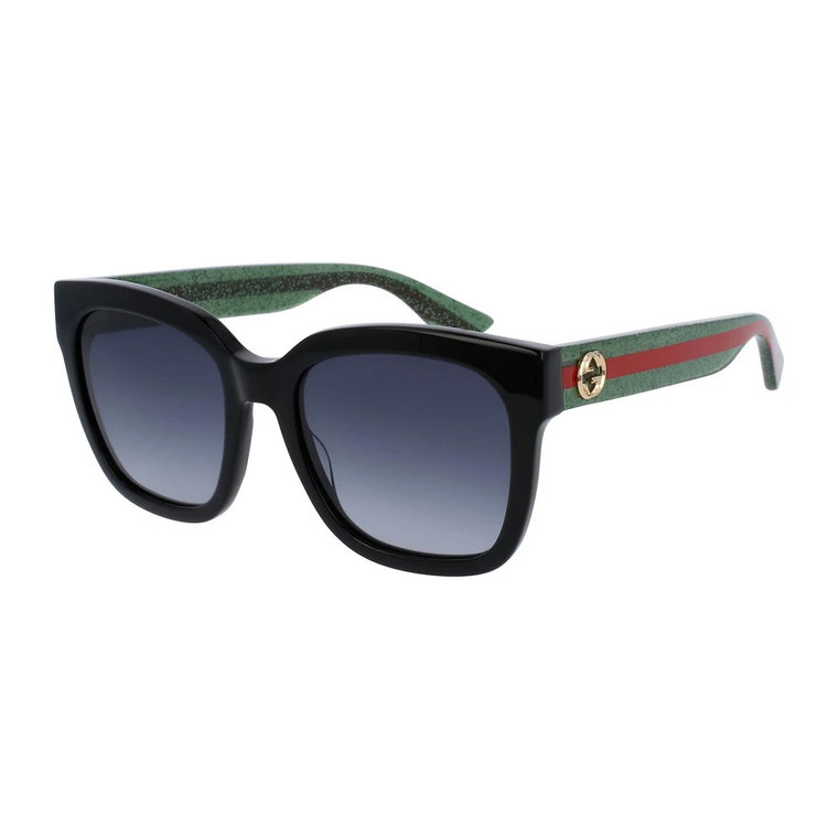 Czarne okulary przeciwsłoneczne Ss23 dla kobiet, stylowe i trwałe Gucci