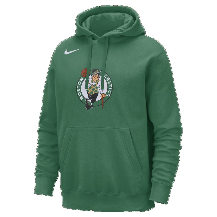 Męska bluza z kapturem NBA Nike Boston Celtics Club - Zieleń