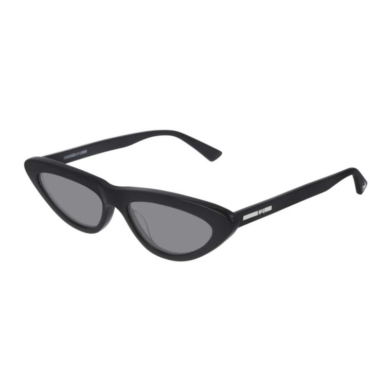 Okulary przeciwsłoneczne dla kobiet w czarnym dymie Alexander McQueen