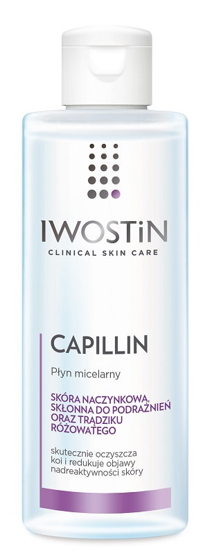 Iwostin Capillin - płyn micelarny wzmacniajacy naczynka 215ml