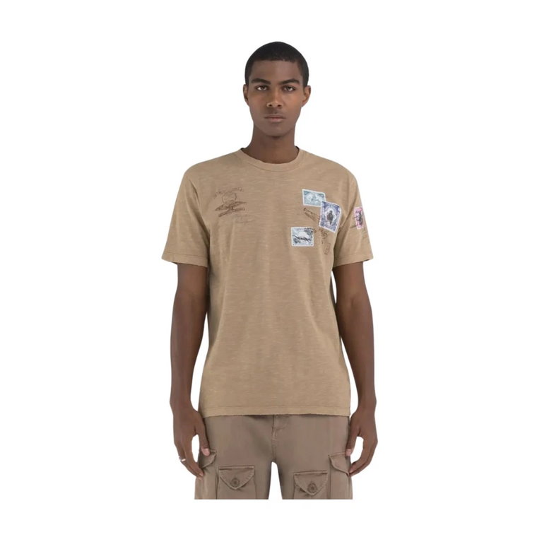 Koszulka z Wintage'owym Stempelkiem i Kubanskim Krokodylem Replay