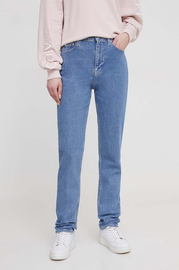 Calvin Klein Jeans jeansy damskie high waist