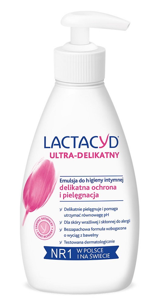 LACTACYD Emulsja do higieny intymnej z pompką Sensitive 200ml