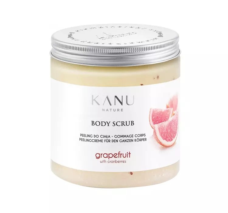 KANU NATURE ODŻYWCZO-ODŚWIEŻAJĄCY PEELING DO CIAŁA GREJPFRUT Z ŻURAWINĄ 350G