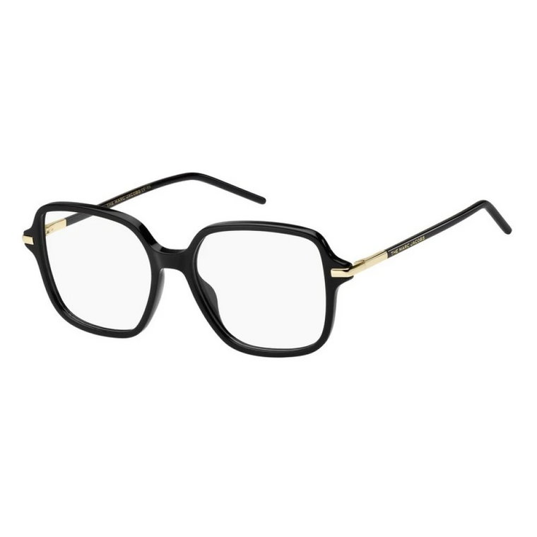 Smukłe czarne okulary dla mężczyzn Marc Jacobs