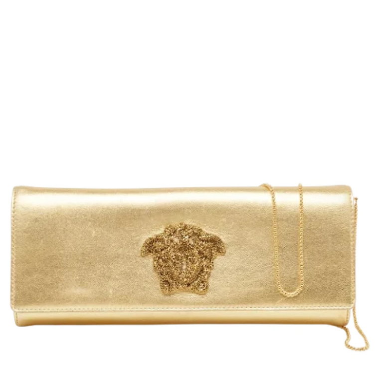 Pre-owned Leather clutches Versace Pre-owned