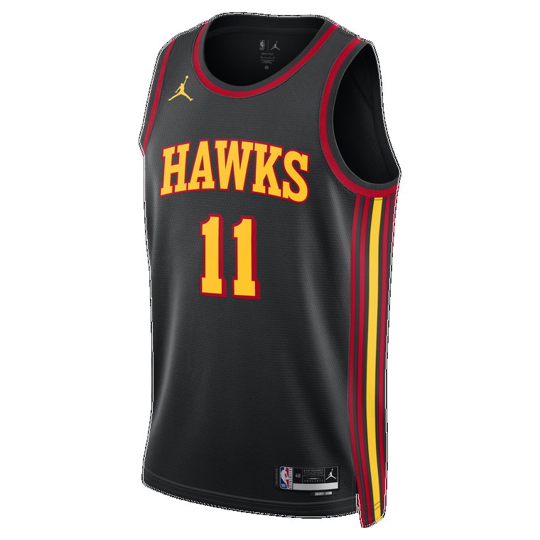 Koszulka męska Jordan Dri-FIT NBA Swingman Atlanta Hawks Statement Edition - Czerń