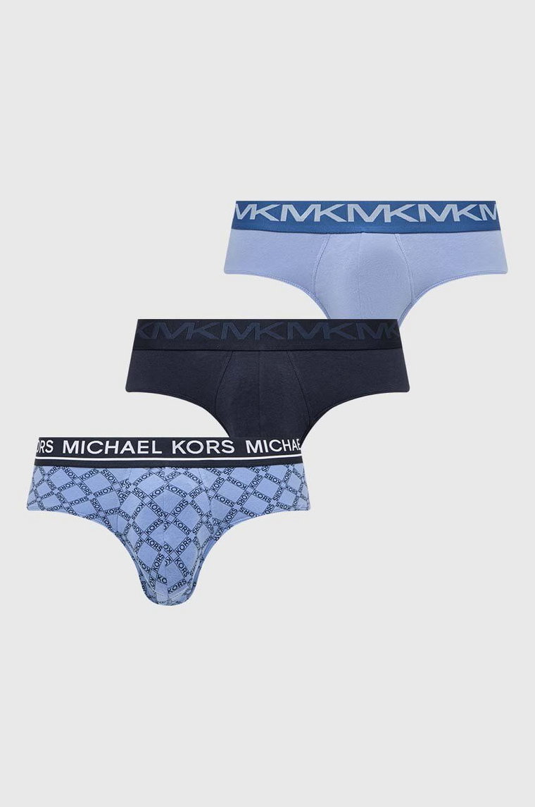 Michael Kors slipy 3-pack męskie kolor niebieski 6S41L10033