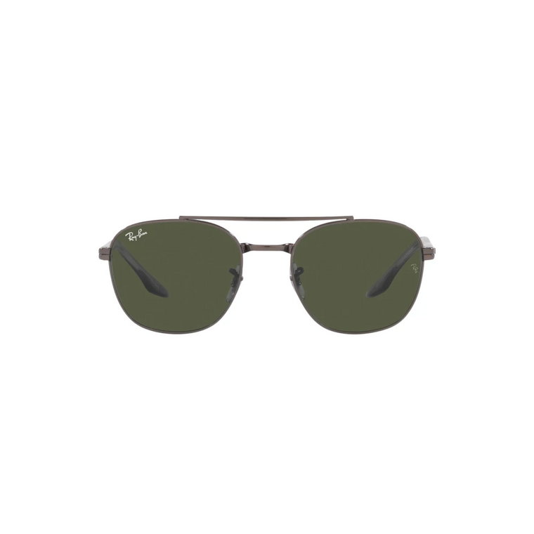 RB 3688 Gunmetal Zielone Okulary przeciwsłoneczne Ray-Ban