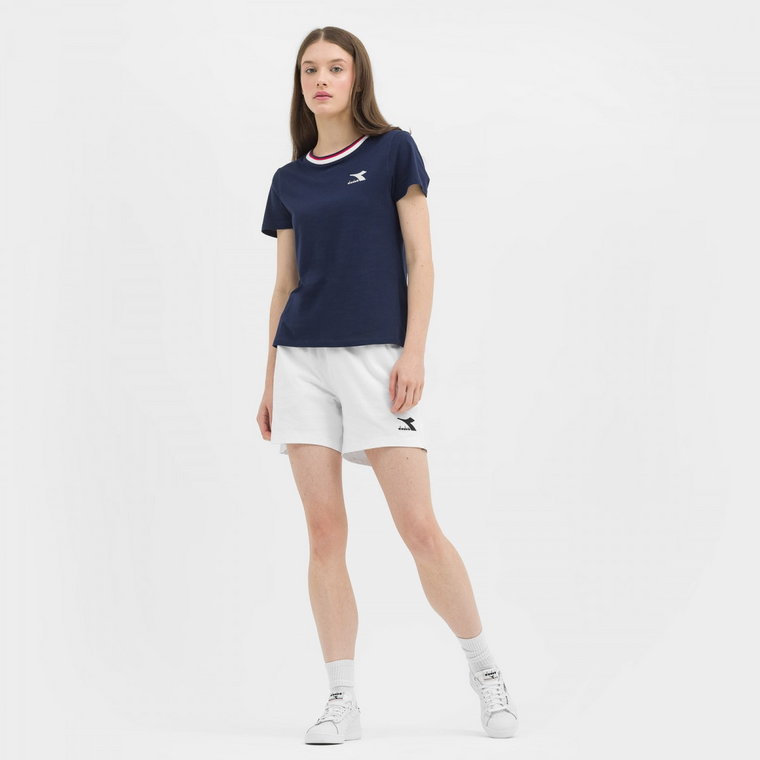 Damskie spodenki dresowe Diadora L. Shorts Tweener - białe