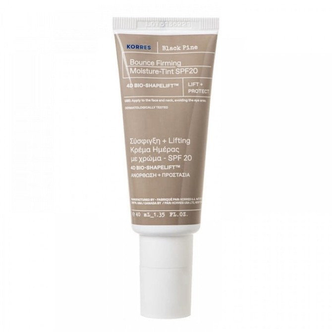 Korres Black Pine Bounce Firming Moisture-Tint SPF20 koloryzujący krem do twarzy 40ml