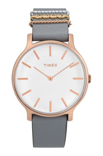 Timex zegarek TW2T45400 Transcend damski kolor różowy