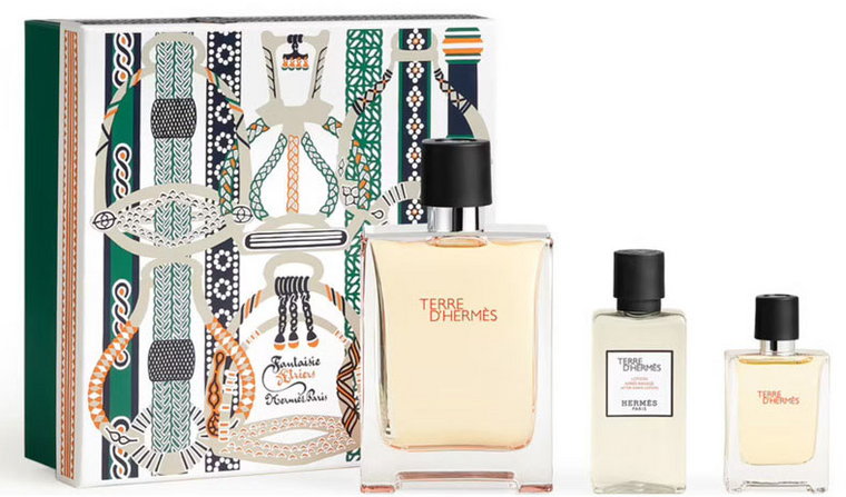 Zestaw Hermes Terre D'Hermes Woda toaletowa 100 ml + miniaturka 12.5 ml + woda po goleniu 40 ml (3346130422822). Perfumy męskie