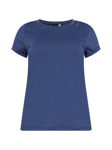 Ragwear Plus Koszulka 'FLORAH'  ciemny niebieski