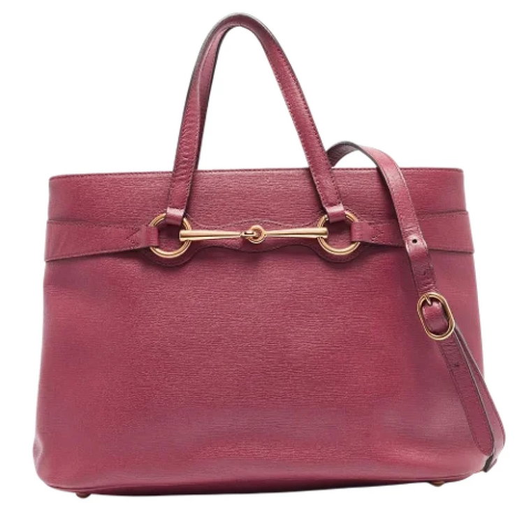 Pre-owned Leather totes Gucci Vintage