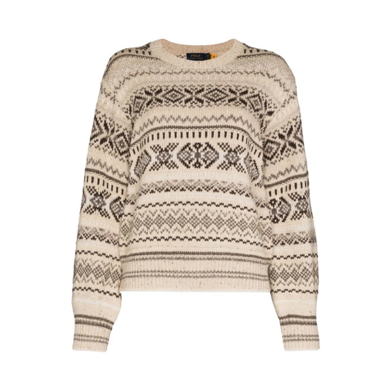 Sweter z motywem górskim Ralph Lauren