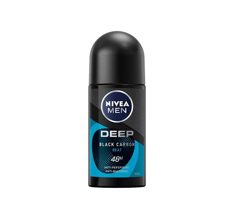 NIVEA MEN DEEP BLACK CARBON BEAT ANTYPERSPIRANT W KULCE 50ML