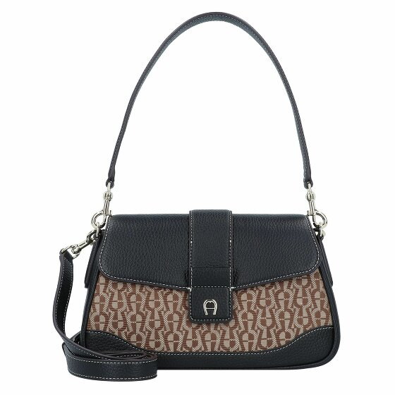 AIGNER Emea Torba na ramię S Skórzany 28 cm black