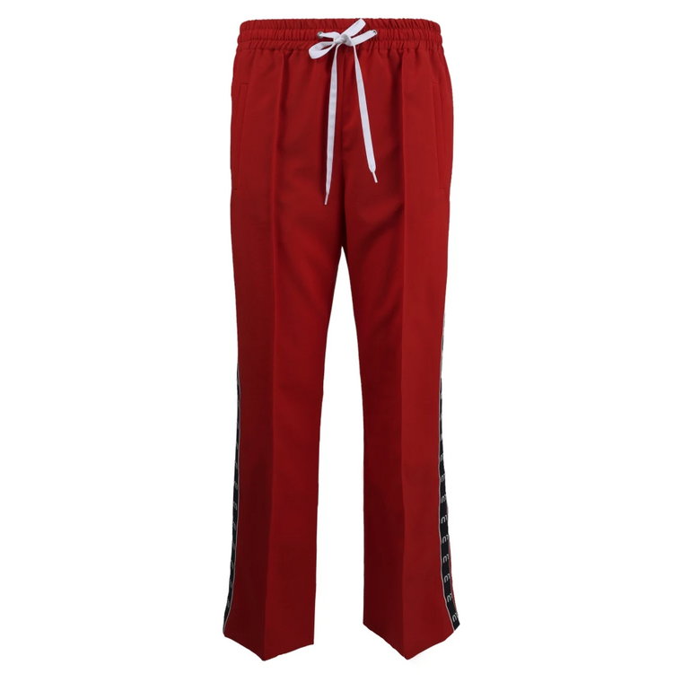 Bawełniany Pantalon Art Mp13489G8 Miu Miu